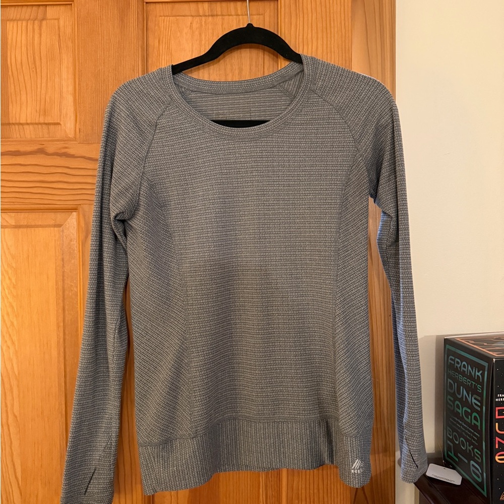 RBX Women's Athleisure Wear Top in Heather Gray